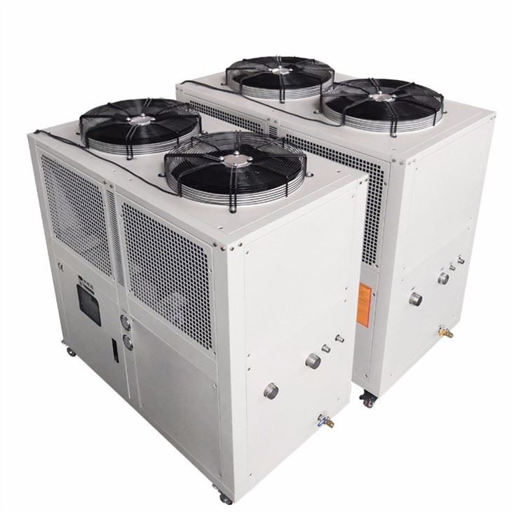 Air Cooled Chillers 30 Tons Industrial Chiller Cooling For Extrusion
